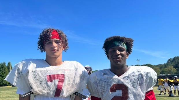 Jamal Anderson, Jr. Linebacker Hoschton (Ga.) Mill Creek - 2023 / Caleb Downs Safety